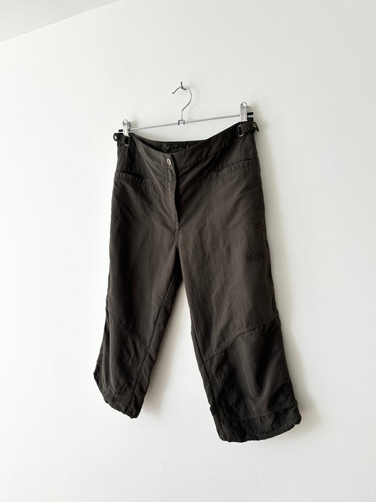 Capri trousers | Dark green