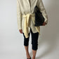 Cotton v-neck sweater | Soft butter