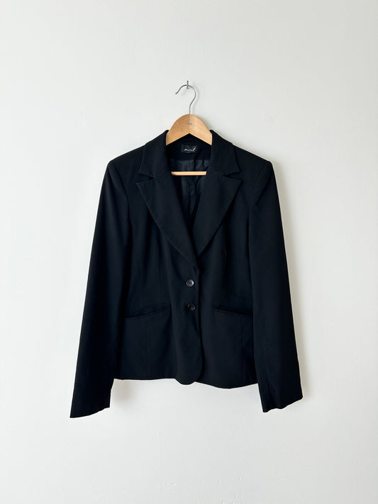 Fitted blazer | Black