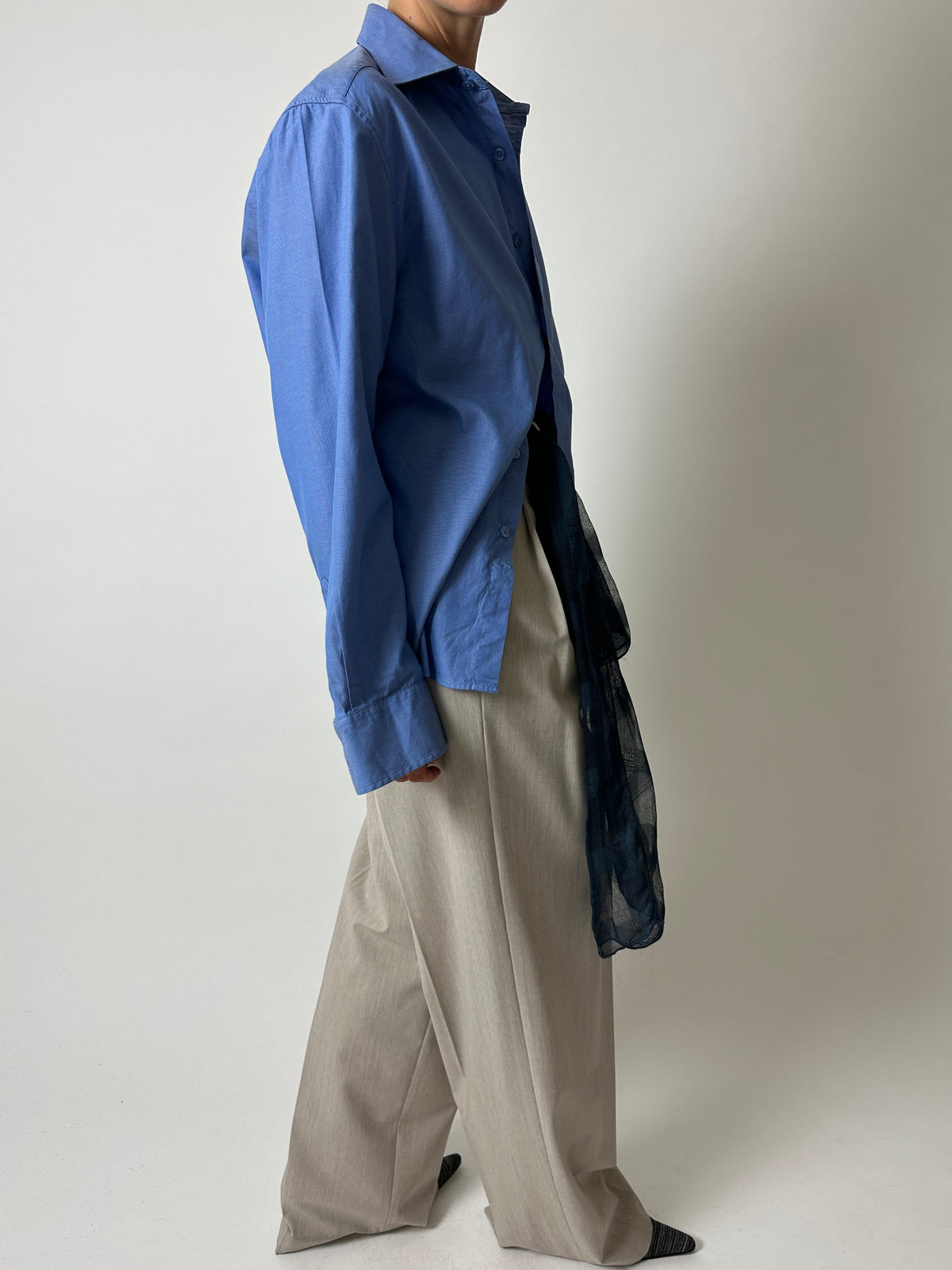 Classic cotton shirt | Light blue