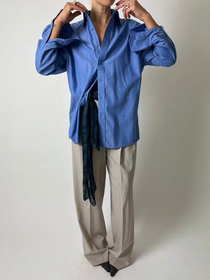 Classic cotton shirt | Light blue