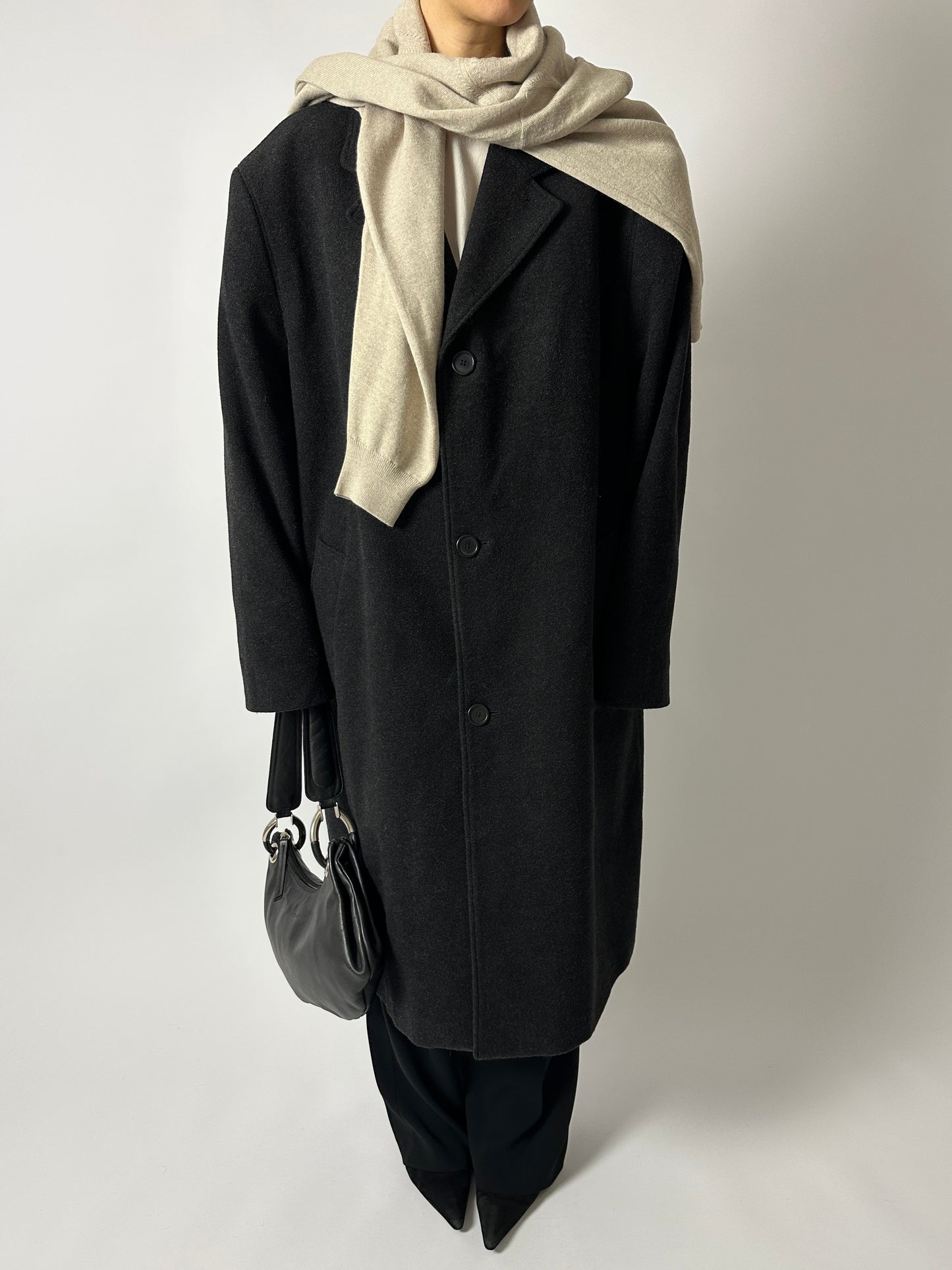 Wool blend jumper | Ecru