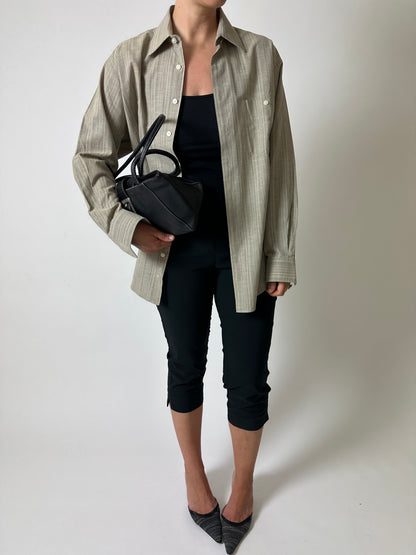 Striped shirt | Butter / beige