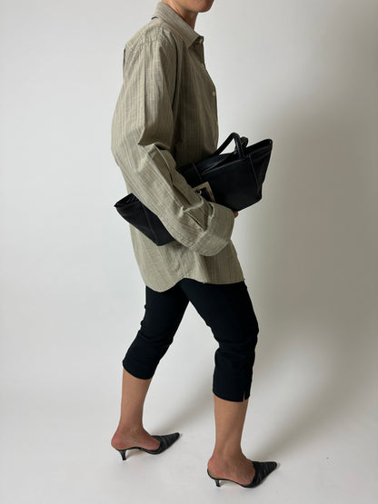 Striped shirt | Butter / beige