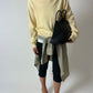 Cotton v-neck sweater | Soft butter