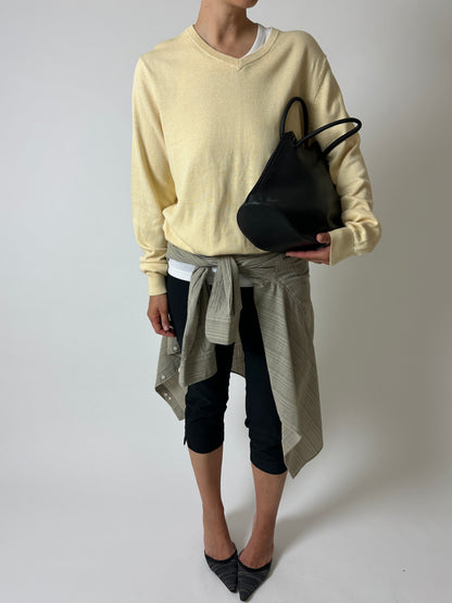 Striped shirt | Butter / beige