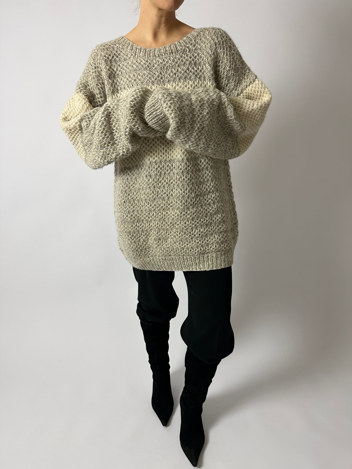Oversized chunky sweater | Melee