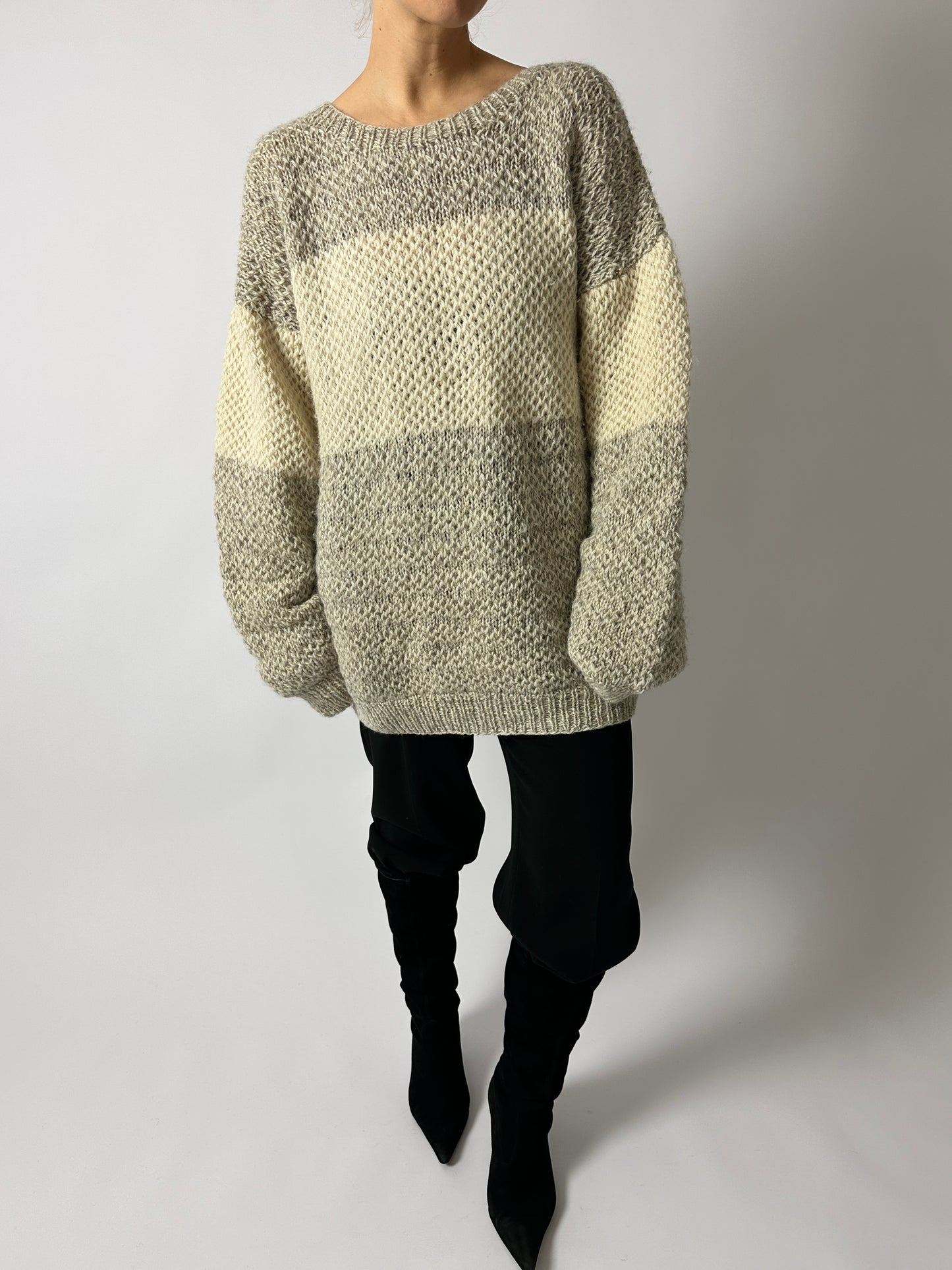 Oversized chunky sweater | Melee
