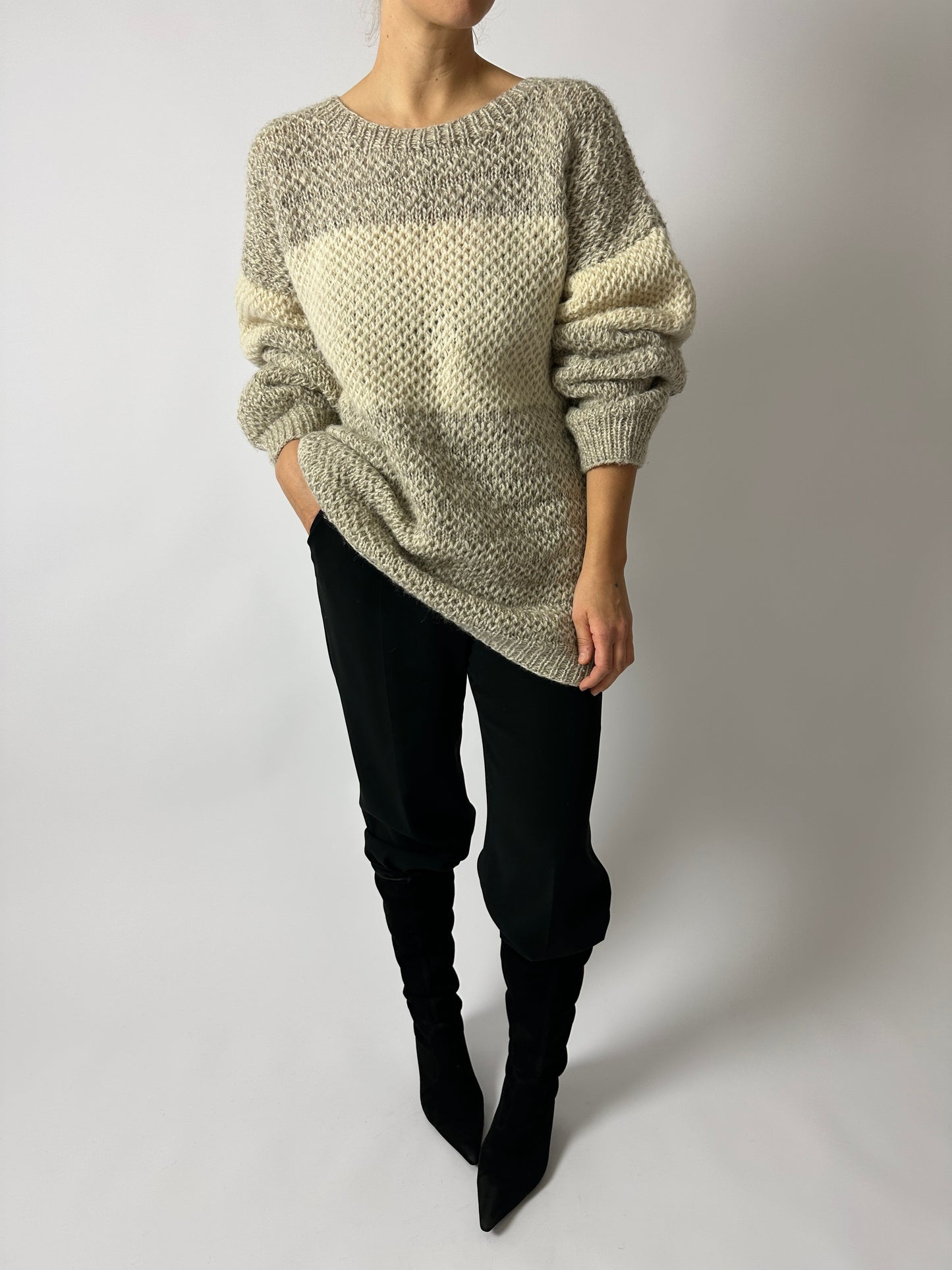 Oversized chunky sweater | Melee