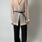 Sheer blouse | Soft pink