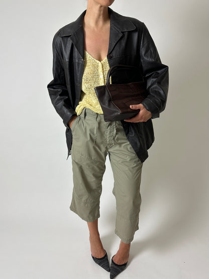 Capri trousers | Green