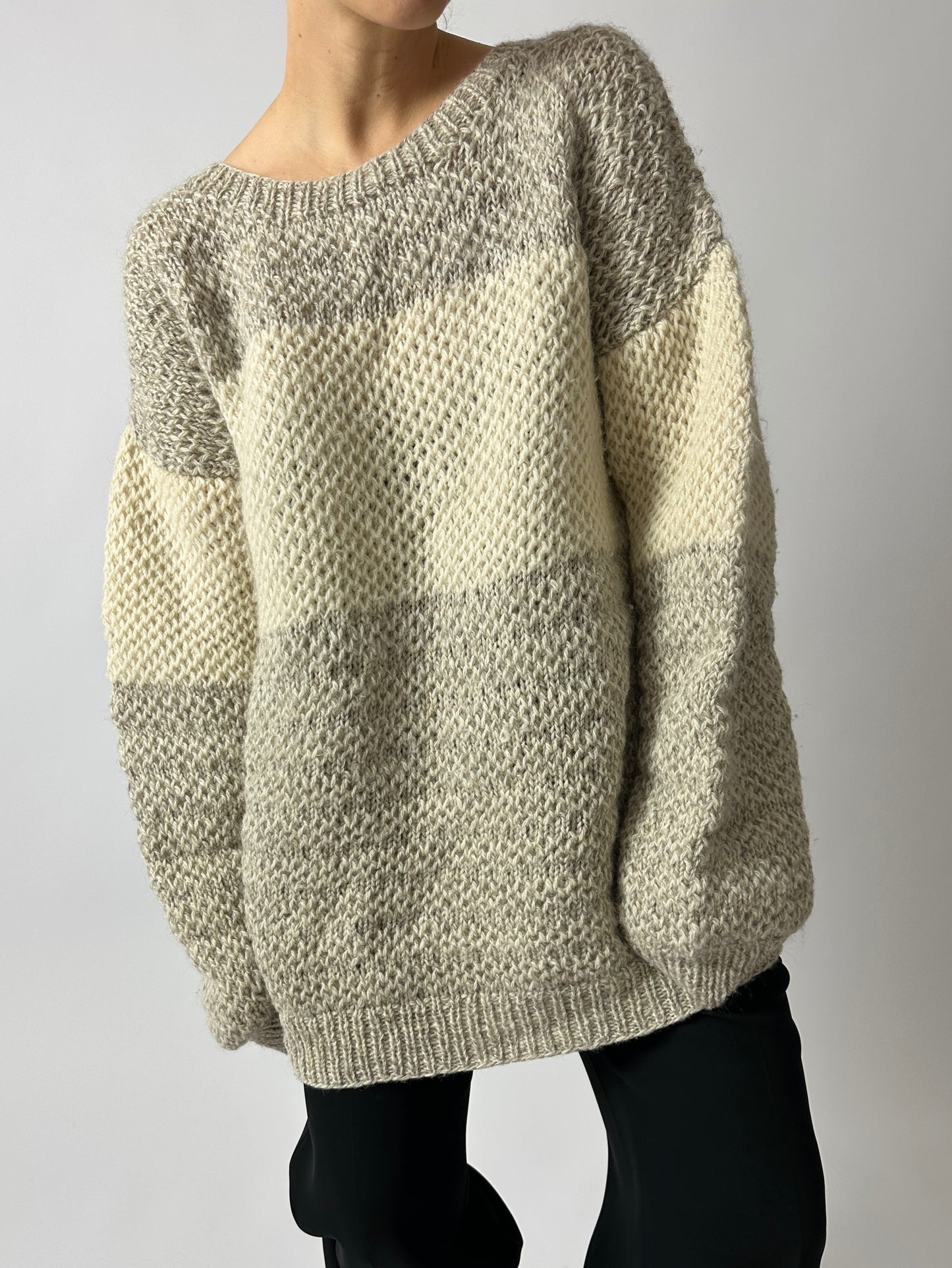 Oversized chunky sweater | Melee