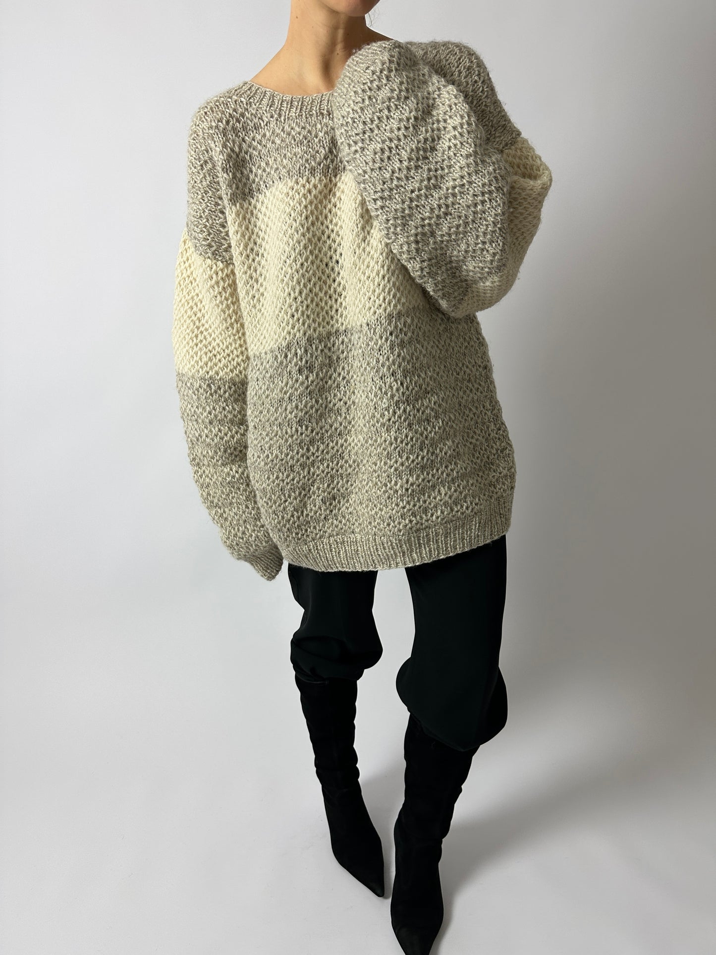 Oversized chunky sweater | Melee