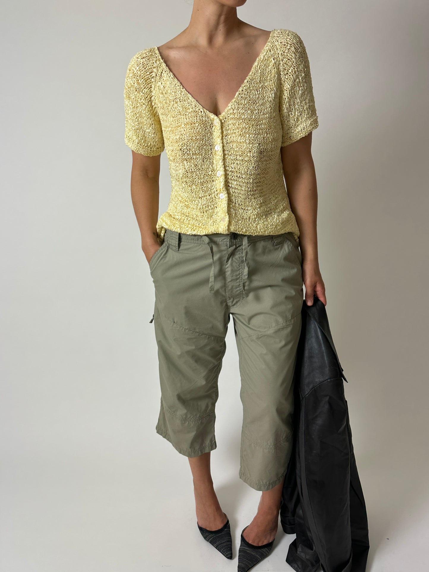 Capri trousers | Green