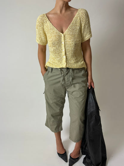 Capri trousers | Green