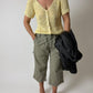 Silk knitted cardigan | Lemon