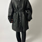 Oversized Lammy coat | Black