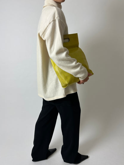 Long wool sweater | Off-white