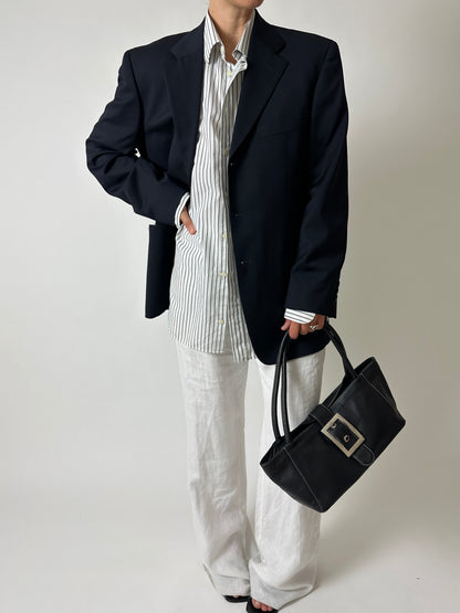 Striped shirt | White / Grey
