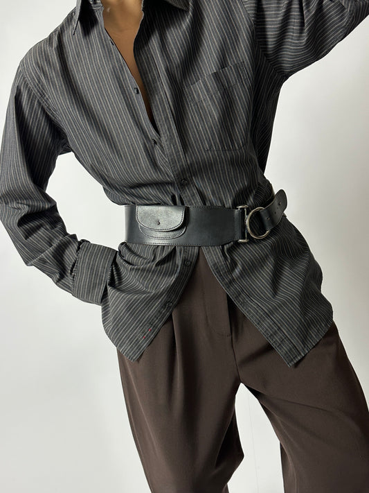 Leather belt | Black