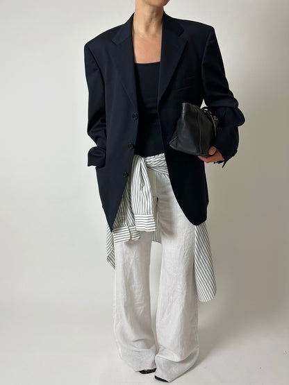 Striped shirt | White / Grey