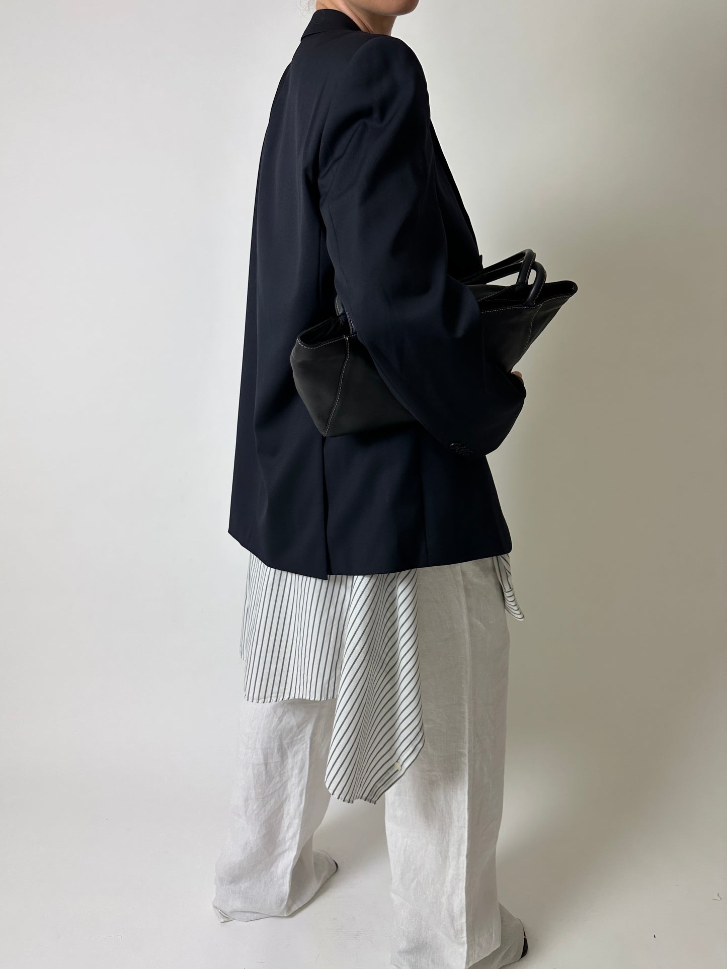 Striped shirt | White / Grey