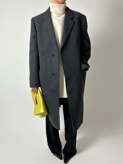 Long wool coat | Grey