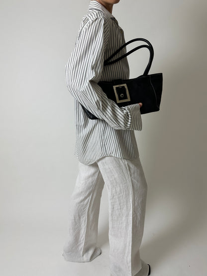 Striped shirt | White / Grey