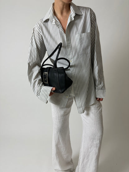 Striped shirt | White / Grey