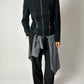 High neck zip jacket | Black