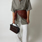 Silk scarf | Terra-cotta