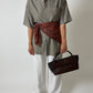 Silk scarf | Terra-cotta