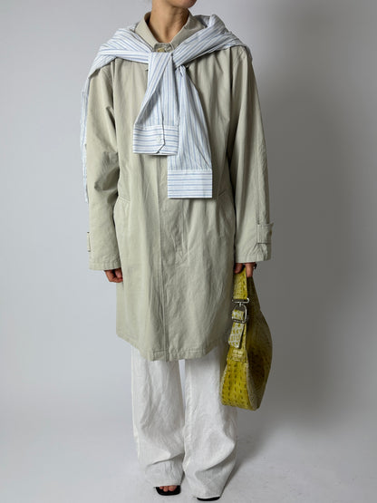 Long Mac coat | Stone