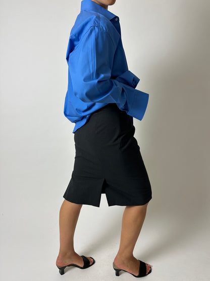 Wool pencil skirt | Anthracite