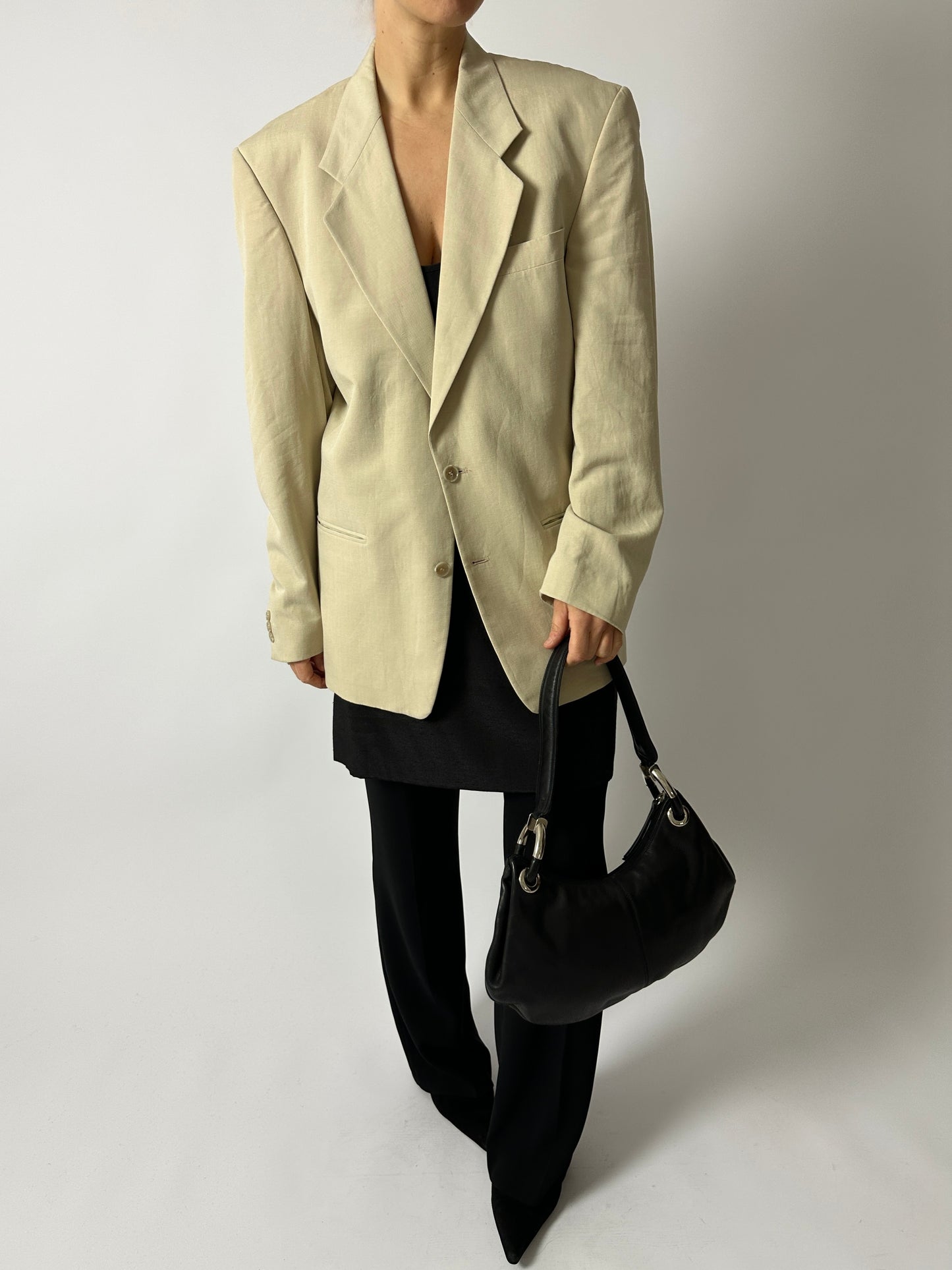 Relaxed blazer | Soft ecru