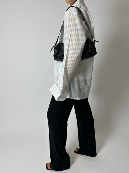 Relaxed striped shirt | White / Blue