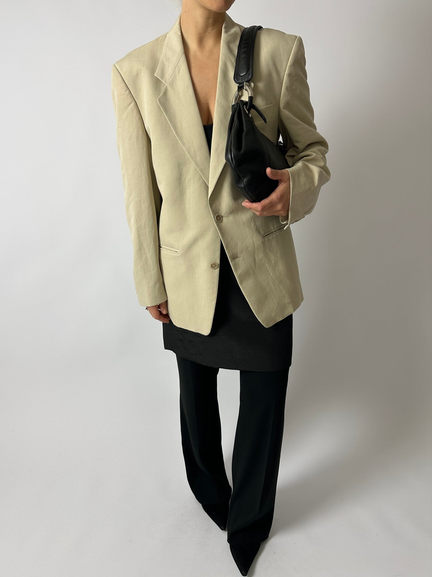 Relaxed blazer | Soft ecru