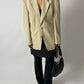 Relaxed blazer | Soft ecru