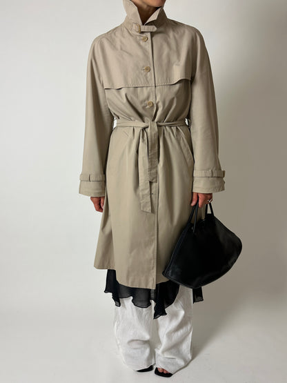 Long trench coat | Sand