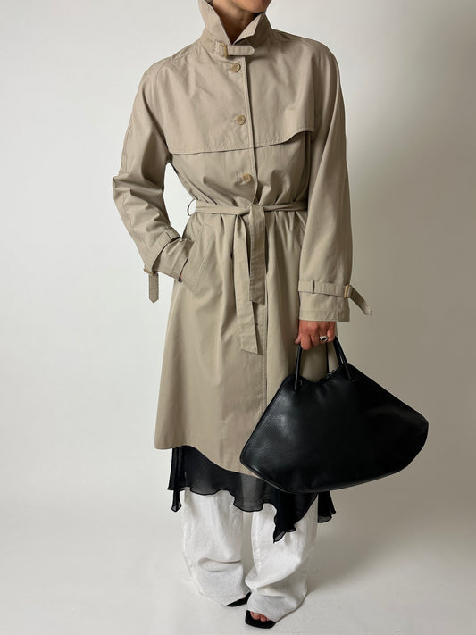 Long trench coat | Sand