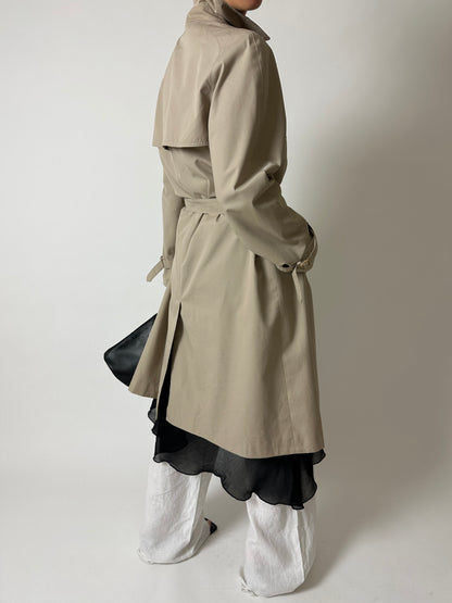 Long trench coat | Sand