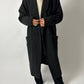 Long wool coat | Antrcite