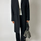 long blazer coat | Black
