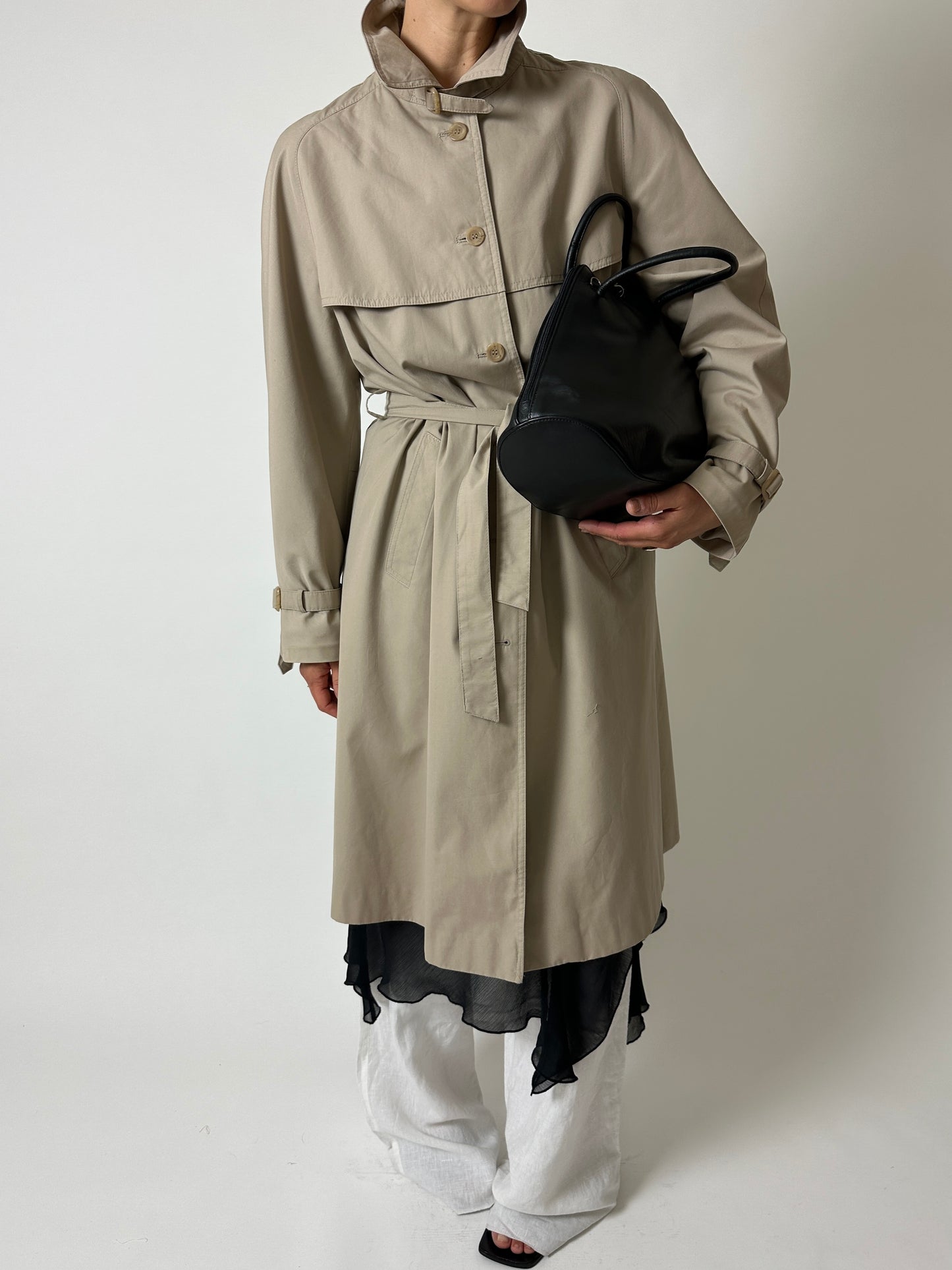 Long trench coat | Sand