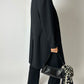 long blazer coat | Black