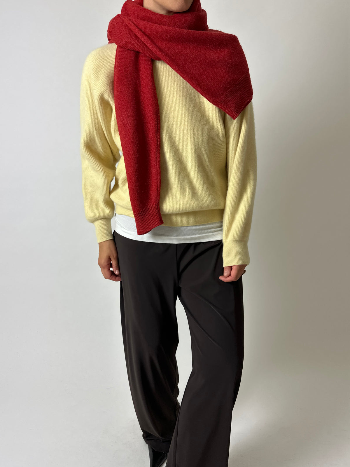 Wool jumper | Soft yellow