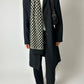 long blazer coat | Black