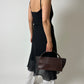 Sheer strap dress | Black