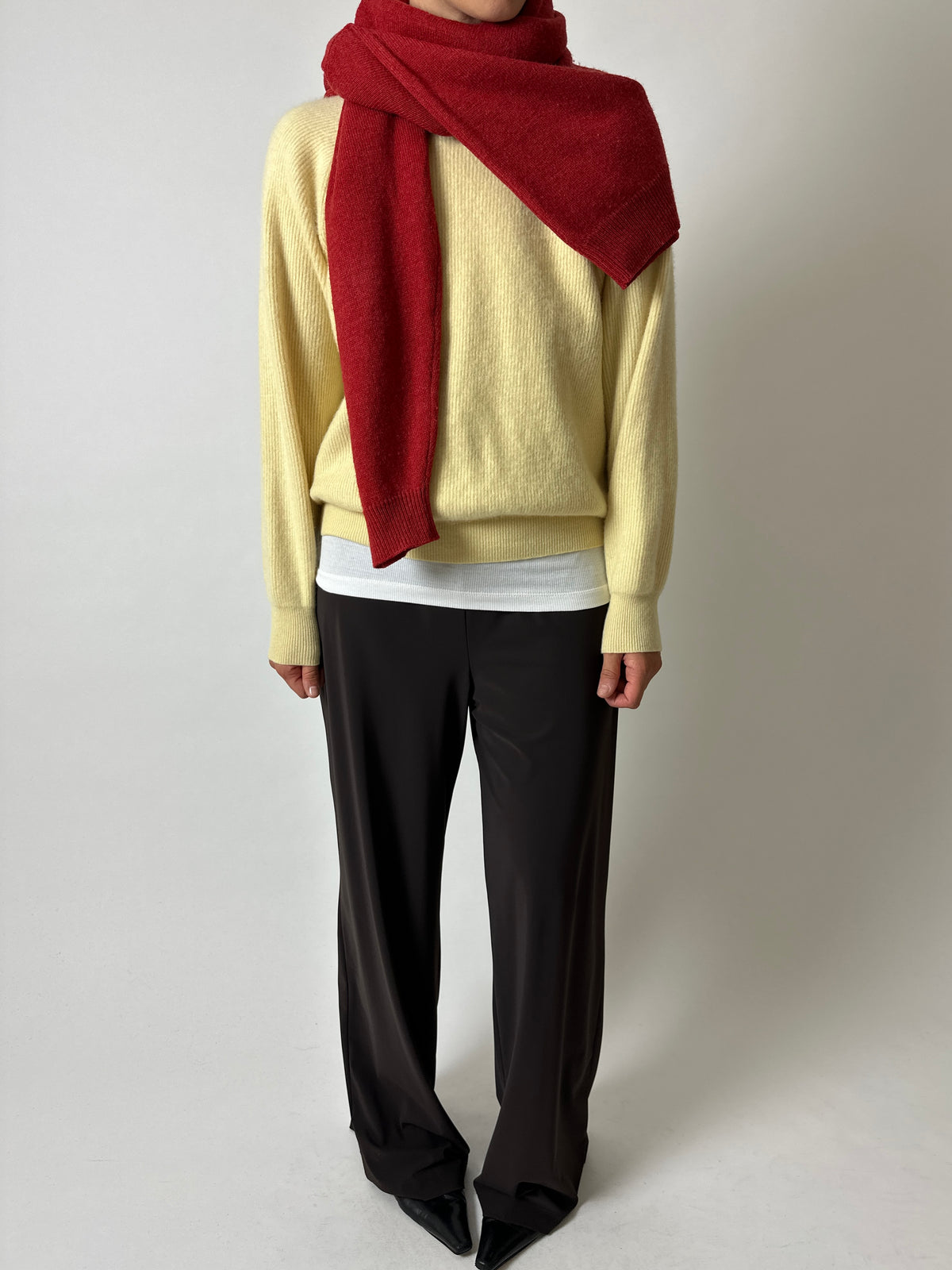 Wool jumper | Soft yellow