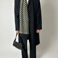 long blazer coat | Black